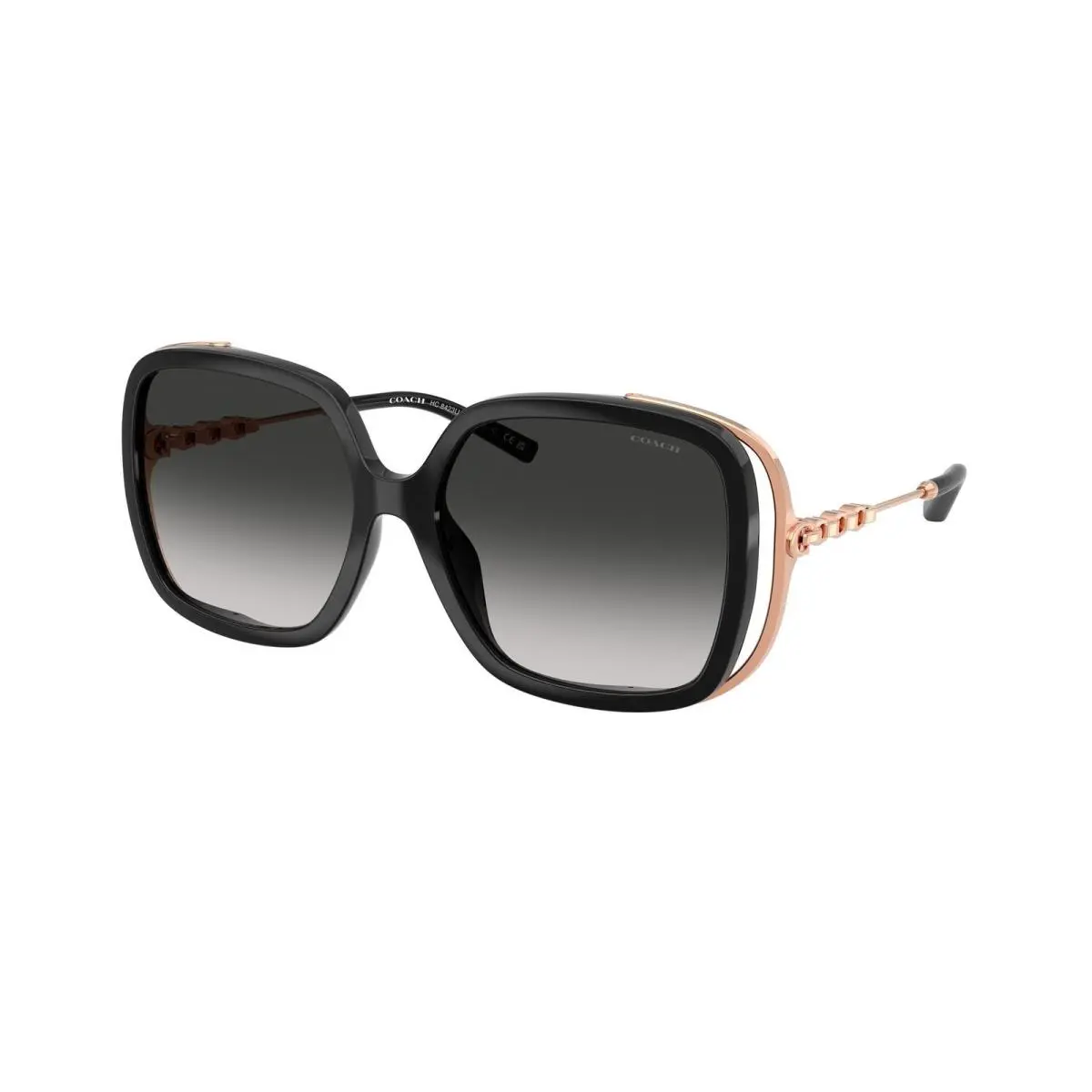 HC 8423 U Black / Grey Gradient 50023C Size 56 Sunglasses by Coach