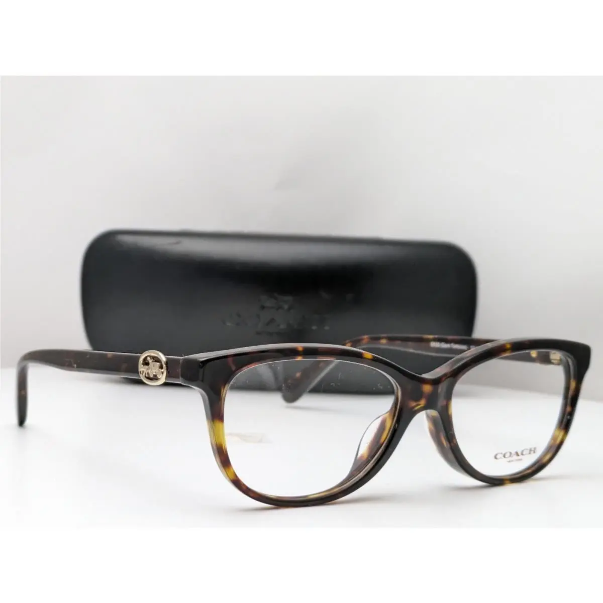 HC6155F 5120 Dark Tortoise Women`s Eyeglasses Frames 53-16-140 by Coach