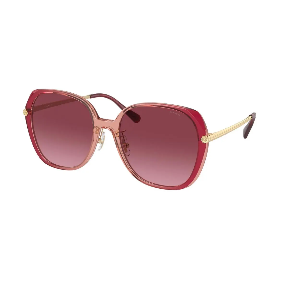 HC 8403 D Cr636 Burgundy / Pink Gradient 58268H Size 59 Sunglasses by Coach