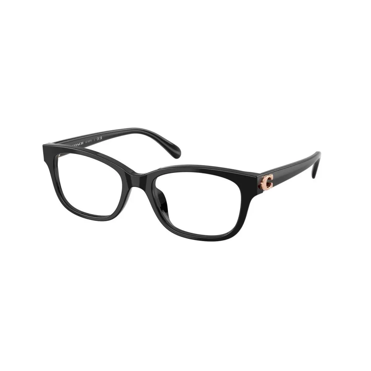 HC 6257 U Black Demo Lens 5002 Size 51 Eyeglasses by Coach