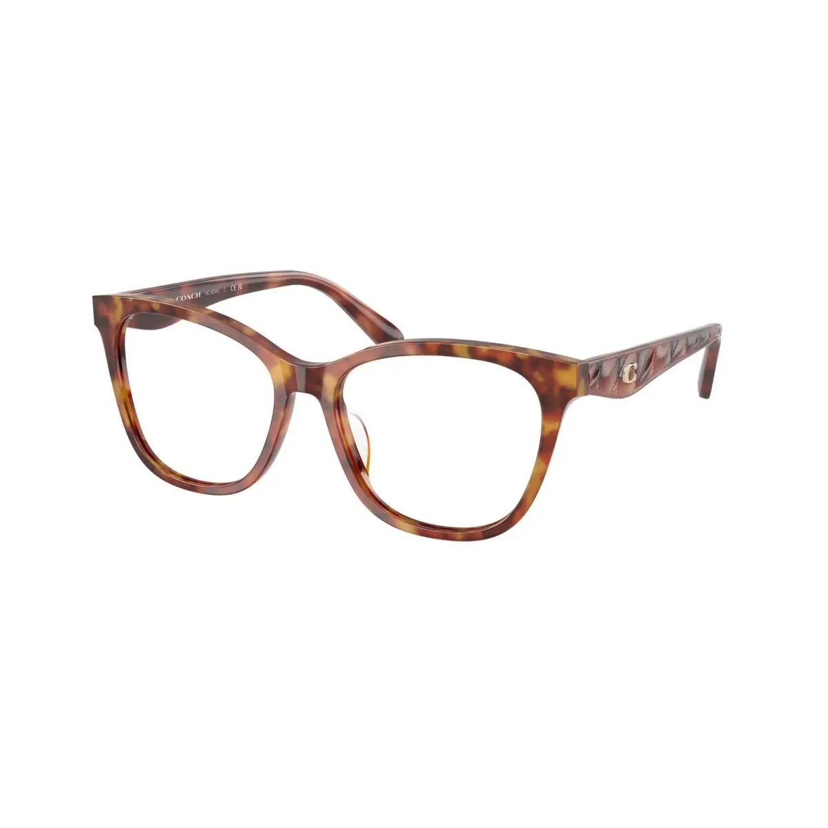 HC 6256 U Caramel Tortoise / Demo Lens 5774 Size 53 Eyeglasses by Coach