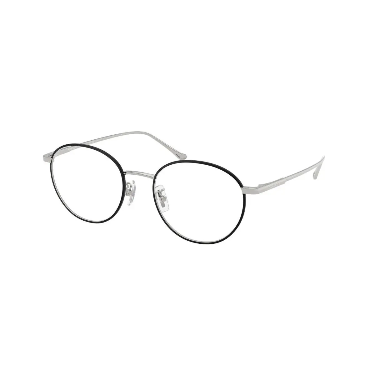 HC 5190 TD Shiny Silver / Black Demo Lens 9001 Size 51 Eyeglasses by Coach