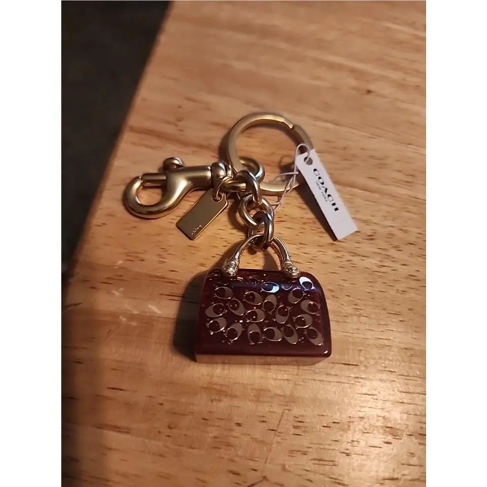 Keychain Key Ring Bag Charm Boston Bag Shape by Coach