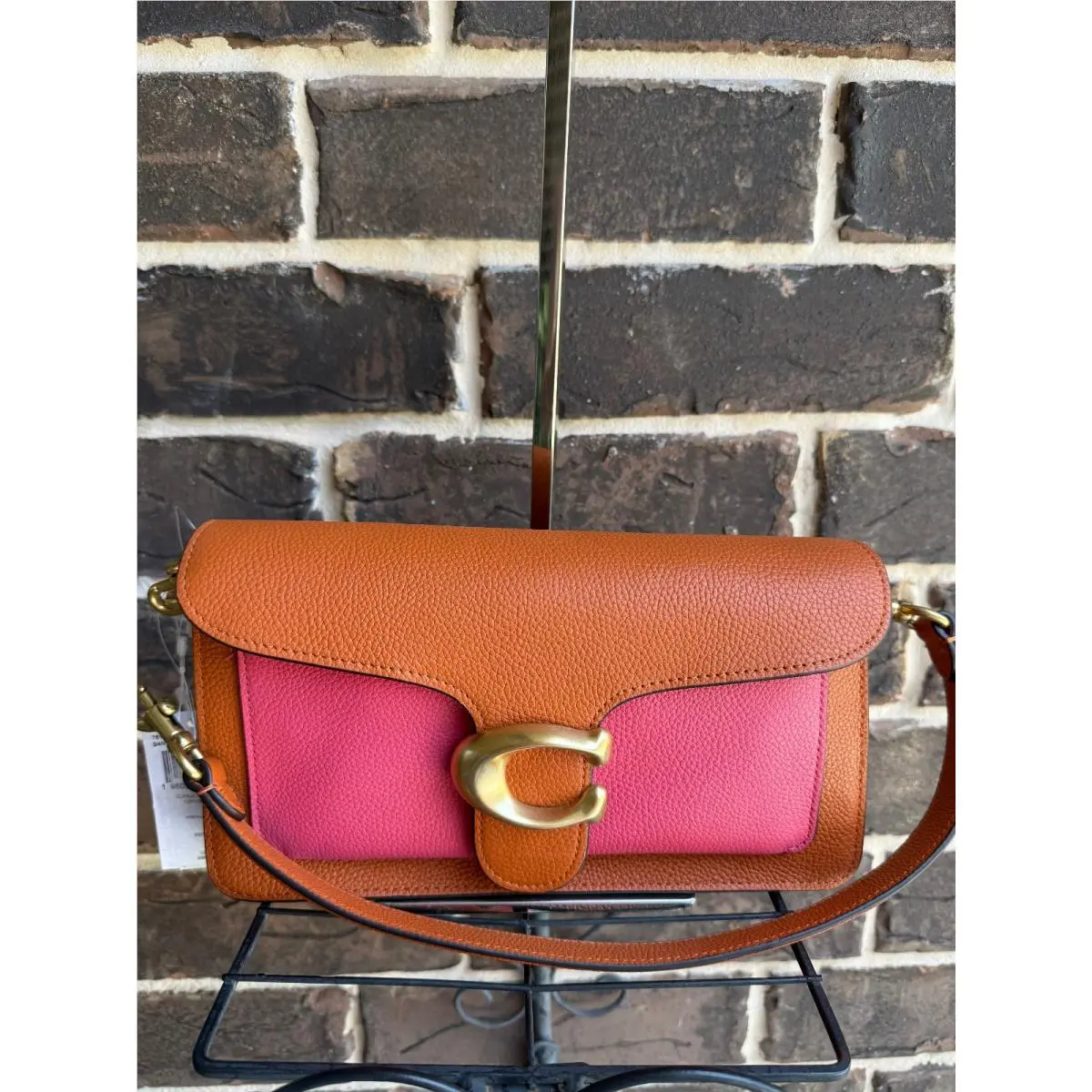 Tabby 76105 Watermelon Multi Pink Rust Shoulder Bag by Coach