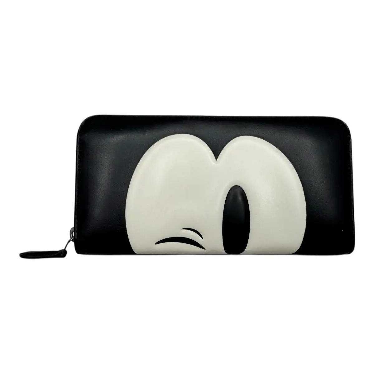 Disney X  Mickey Mouse Wink Zip Around Accordion Wallet Glovetanned Leather by Coach