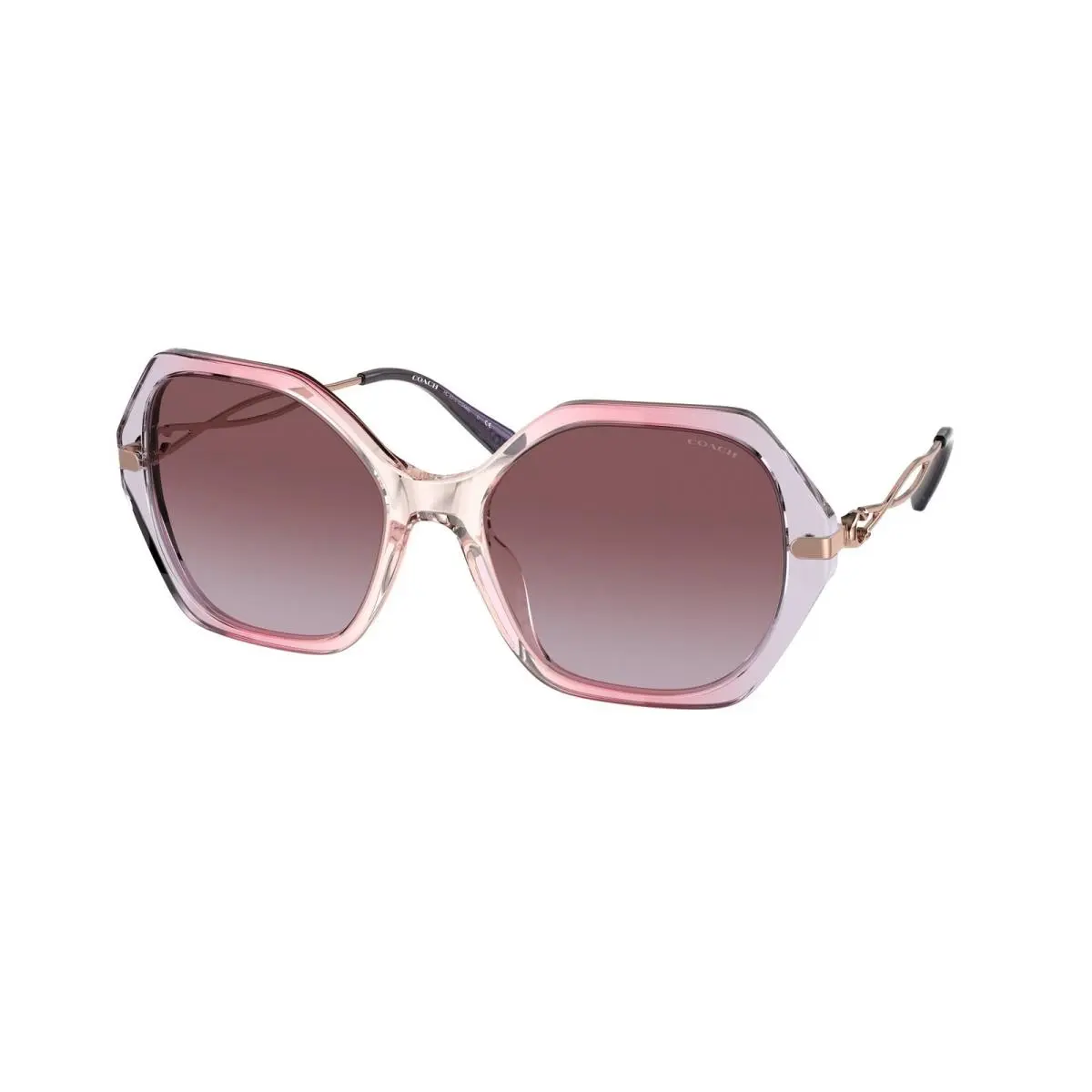 HC 8315 C3445 Gradient Transparent Vio 56418H Size 57 Sunglasses by Coach