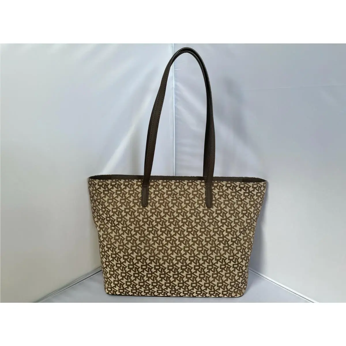 Dkny Jacquart Fabric Logo Tote Bag by DKNY