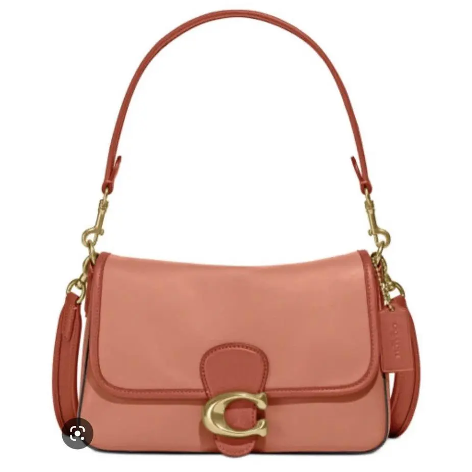 Tabby Colorblock Soft Leather Shoulder Handbag C5261 by Coach