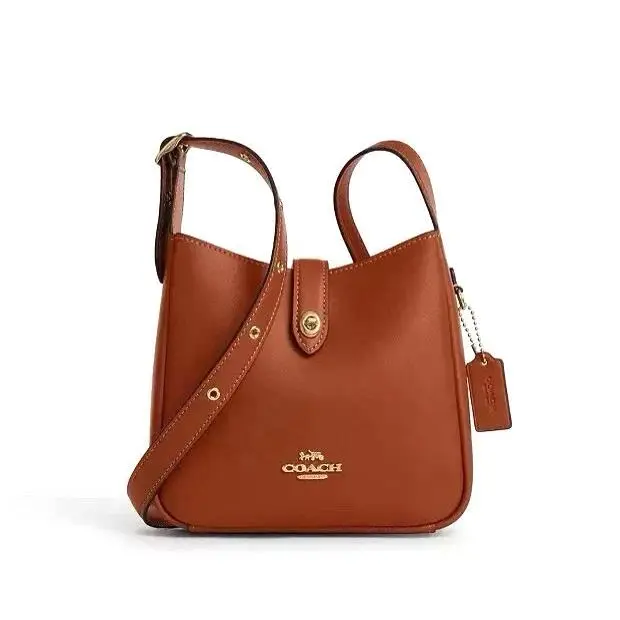 Hadley Mini Leather Crossbody Bag CBM63 Gold/tan Nip by Coach