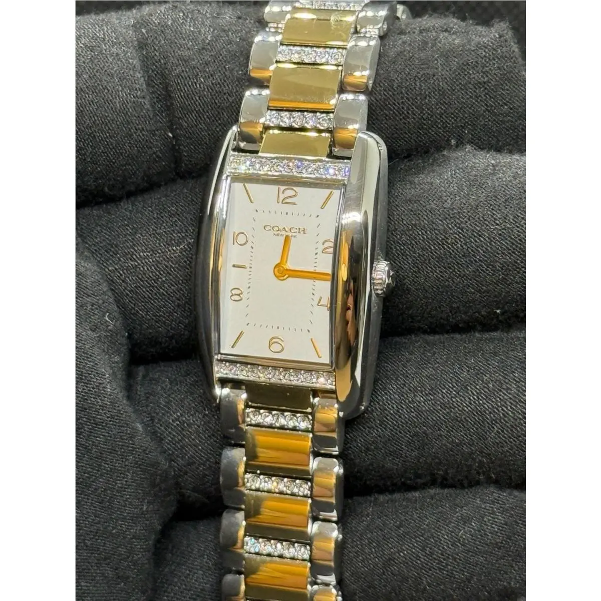 Reese Two-tone Tank Bracelet Watch 14504318 by Coach