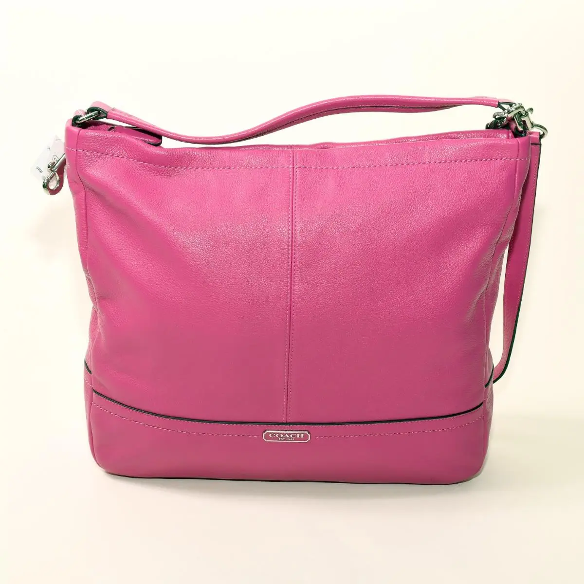 Park Leather Hobo Bright Magenta F23293 by Coach
