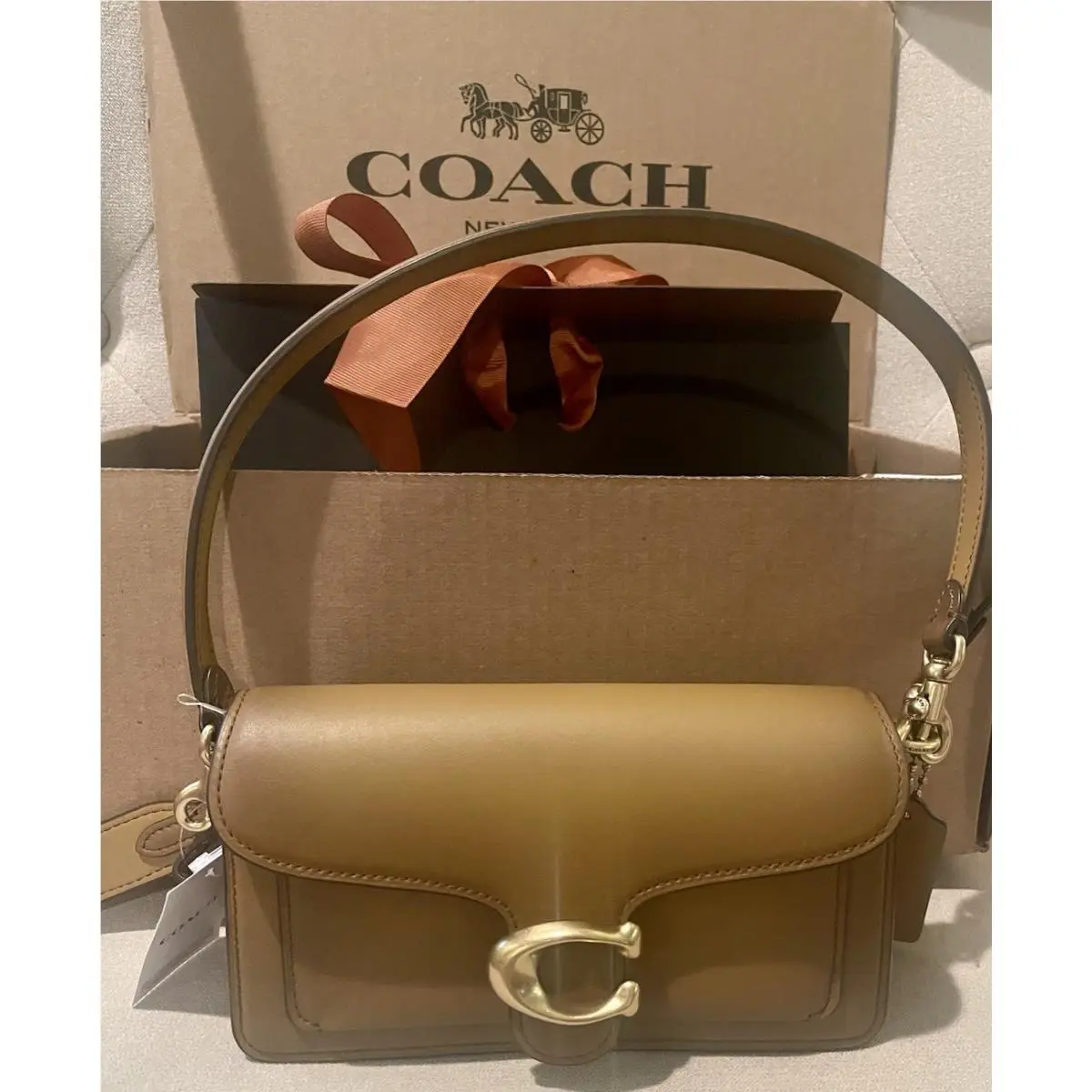Tabby 20 Shoulder Bag/ Crossbody In Honey Brown Gift Box or Bag by Coach