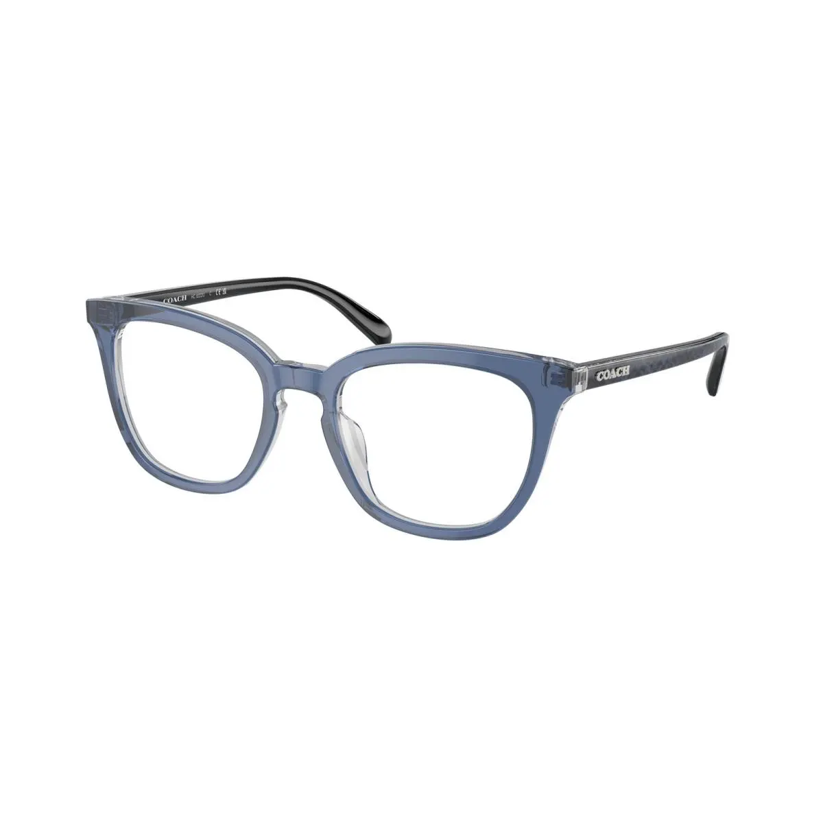 HC 6222 U Transparent Blue 5787 Size 49 Eyeglasses by Coach