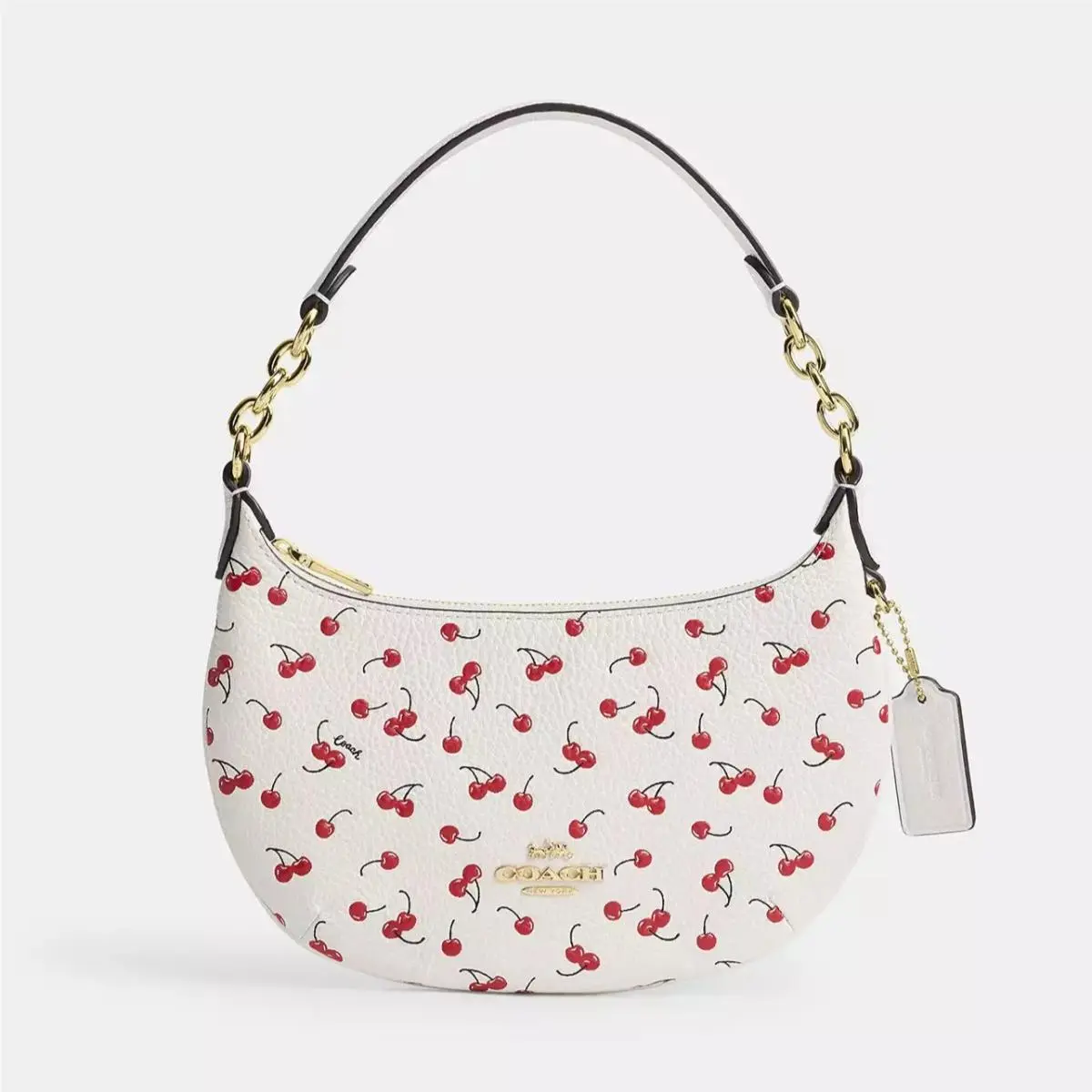Paytom Mini Bag with Cherry Print Leather by Coach