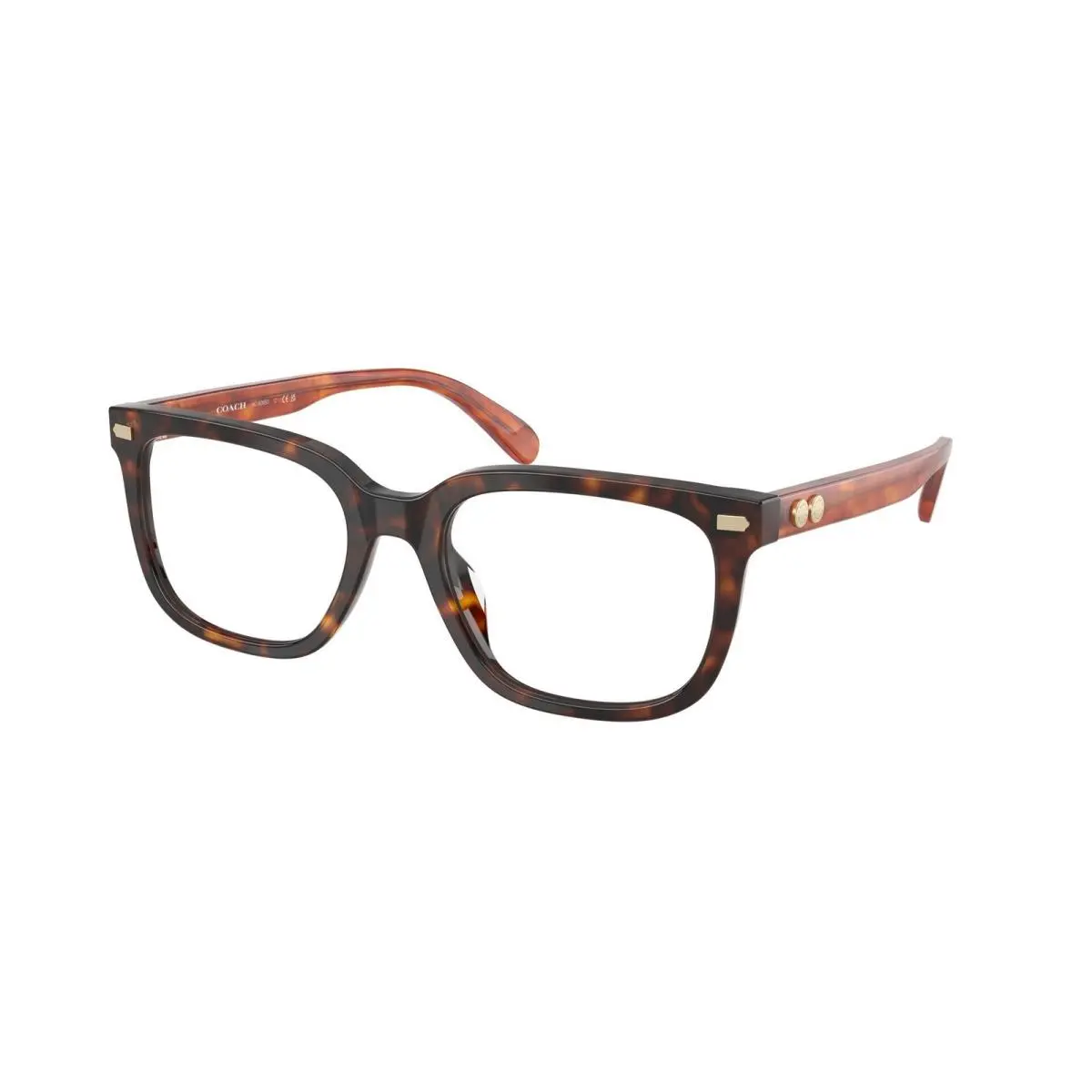 HC 6266 U Dark Tortoise Demo Lens 5120 Size 53 Eyeglasses by Coach