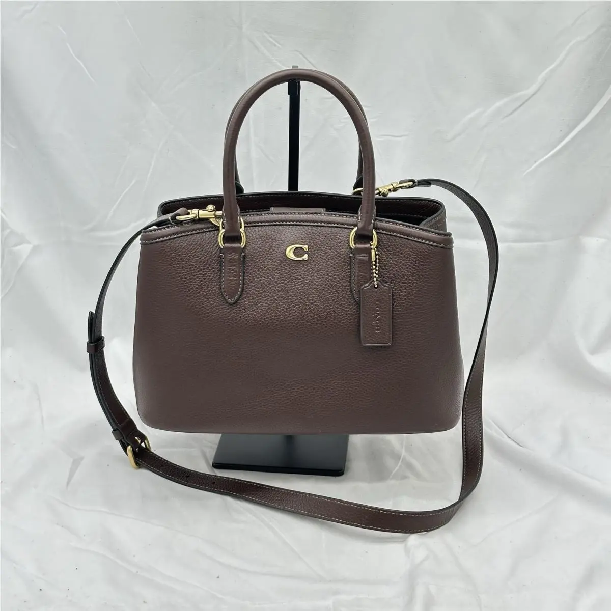 Womens Legacy Carryall 28 Crossbody Tote Bag Leatehr CU024 Maple by Coach