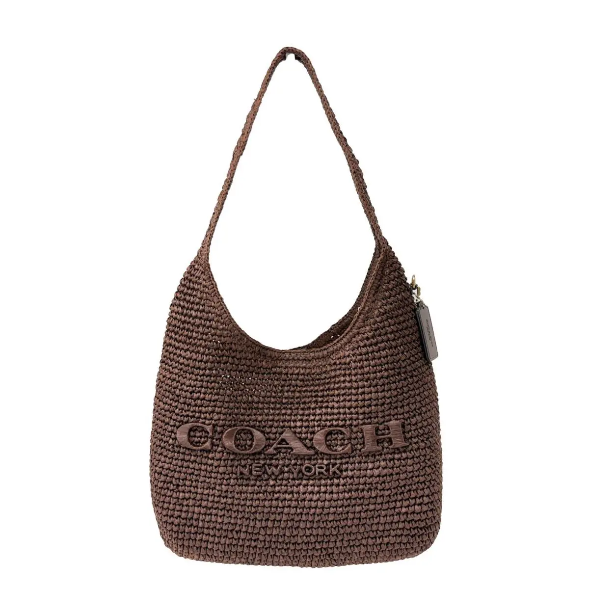 Straw Brooklyn Shoulder Bag 28 by Coach