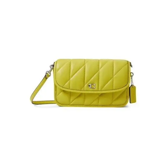 Hayden Pillow Quilted Leather Crossbody Bag Purse Handbag Keylime Green by Coach