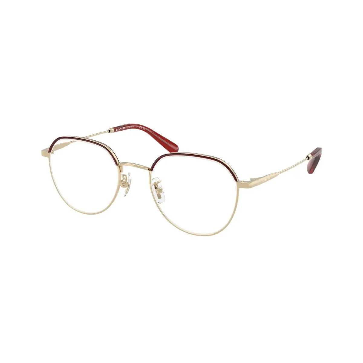 HC 5188 TD Shiny Light Gold / Rooibos Demo Lens 9462 Size 51 Eyeglasses by Coach