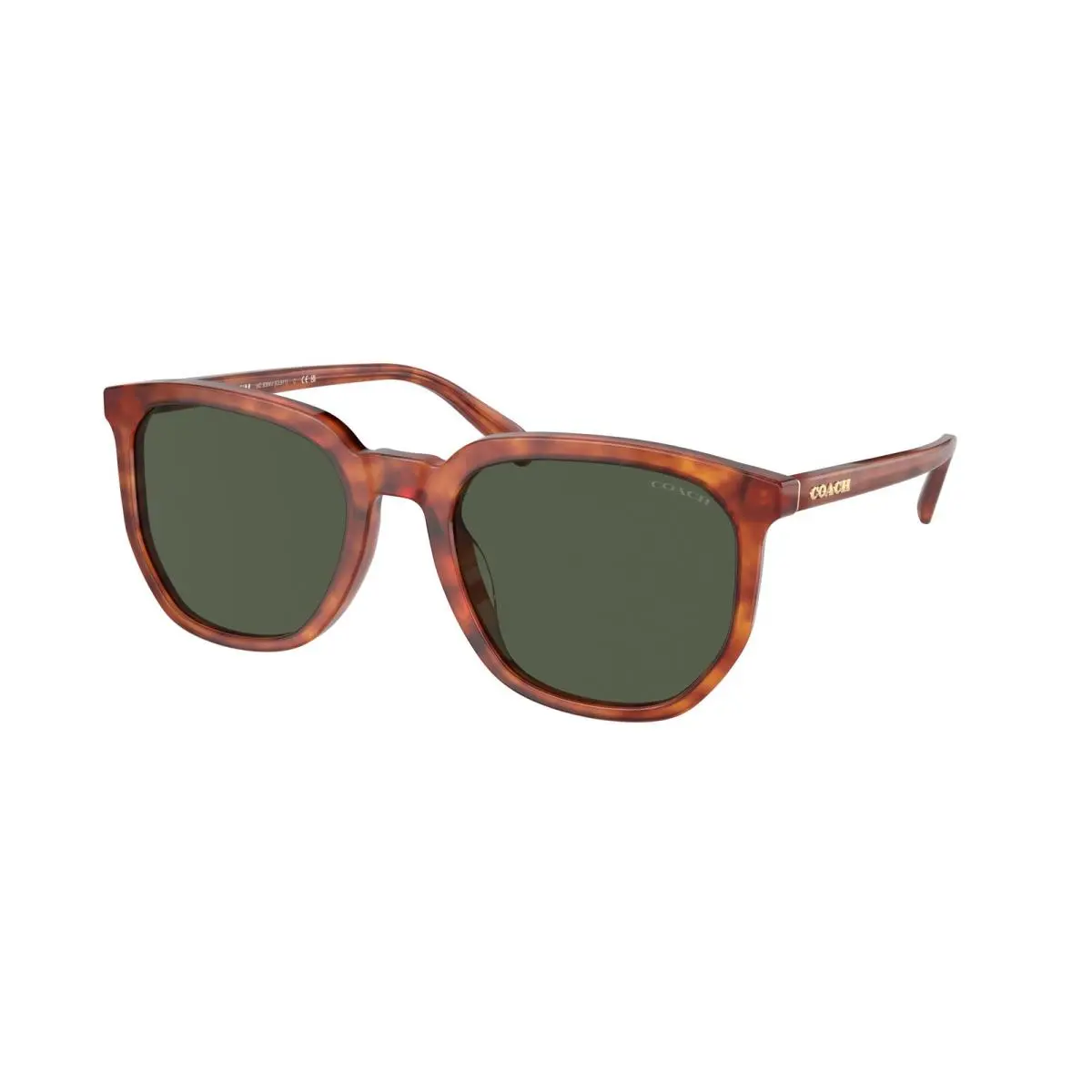 HC 8384 U Cl911 Caramel Tortoise Army Gr 577482 Size 55 Sunglasses by Coach