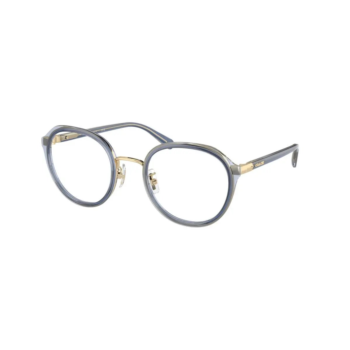 HC 5162 Transparent Blue / Light Gold 9435 Size 50 Eyeglasses by Coach
