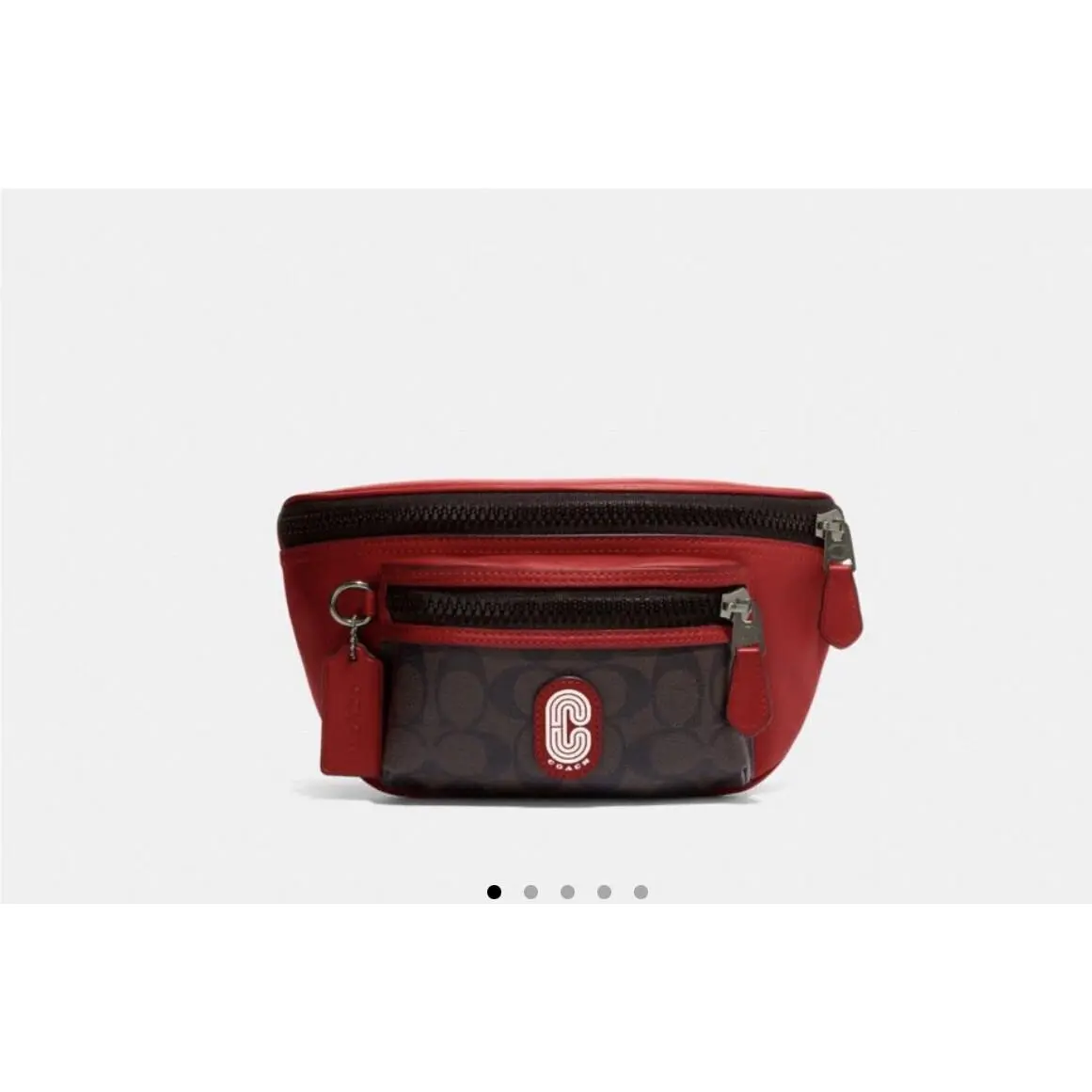 Westway Belt Bag In Colorblock Signature Canvas with  Patch by Coach