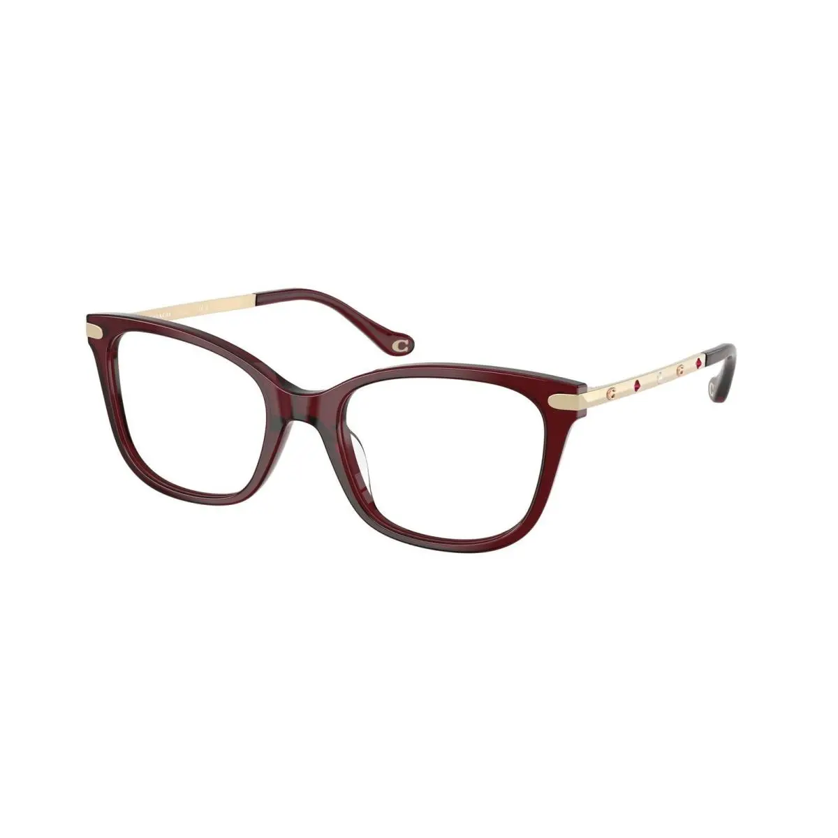 HC 6261 BU Milky Burgundy / Demo Lens 5393 Size 52 Eyeglasses by Coach