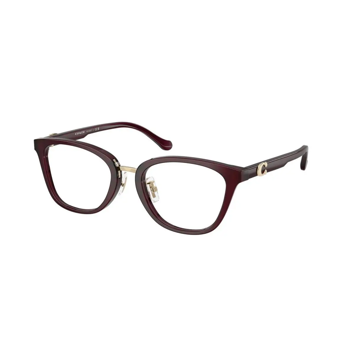 HC 6272 F Milky Merlot / Demo Lens 5915 Size 51 Eyeglasses by Coach