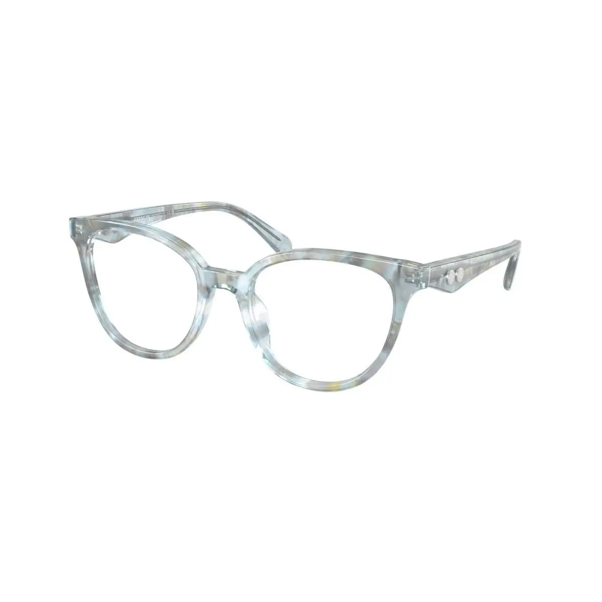 HC 6259 U Blue Watercolor Demo Lens 5866 Size 51 Eyeglasses by Coach
