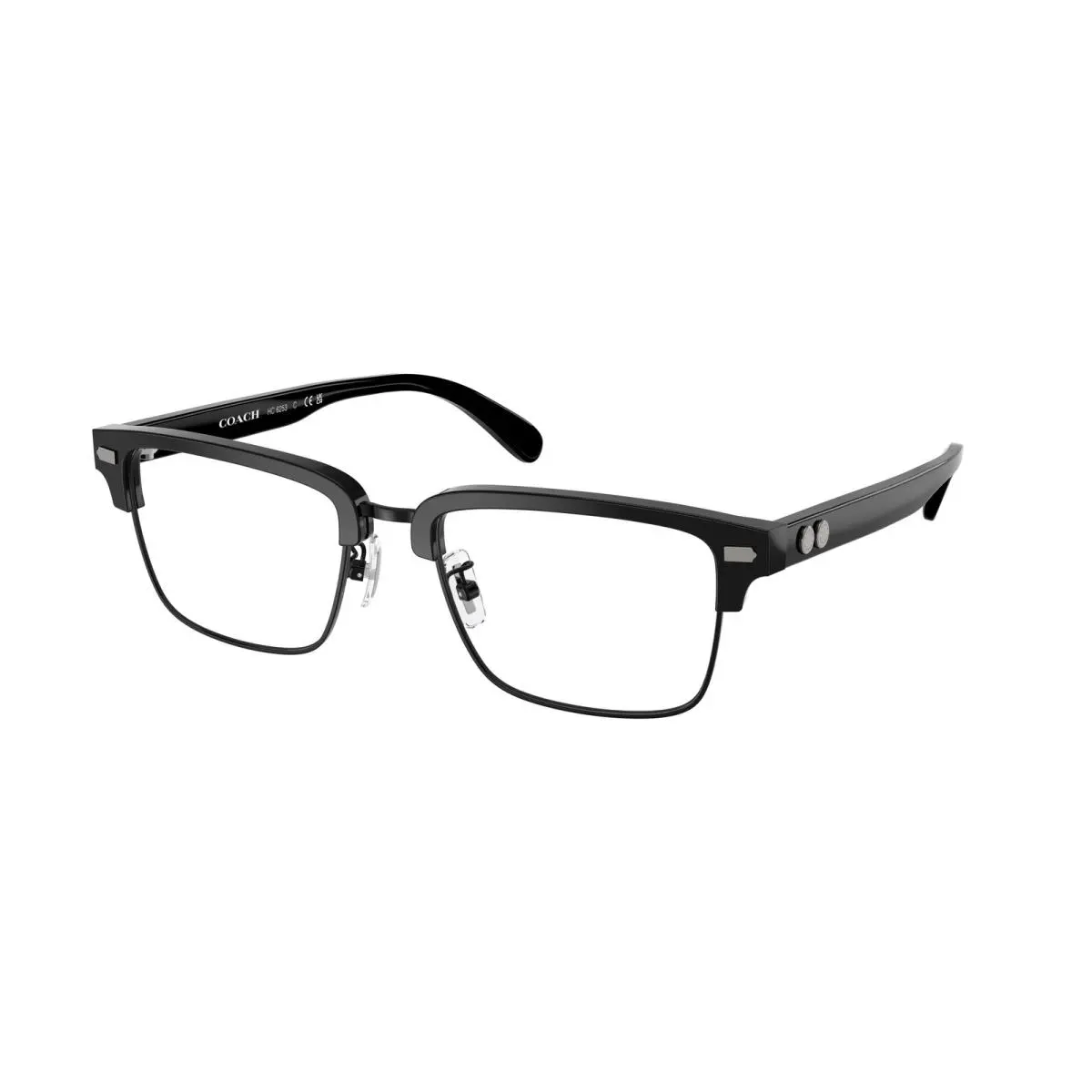 HC 6253 Black 5002 Size 54 Eyeglasses by Coach