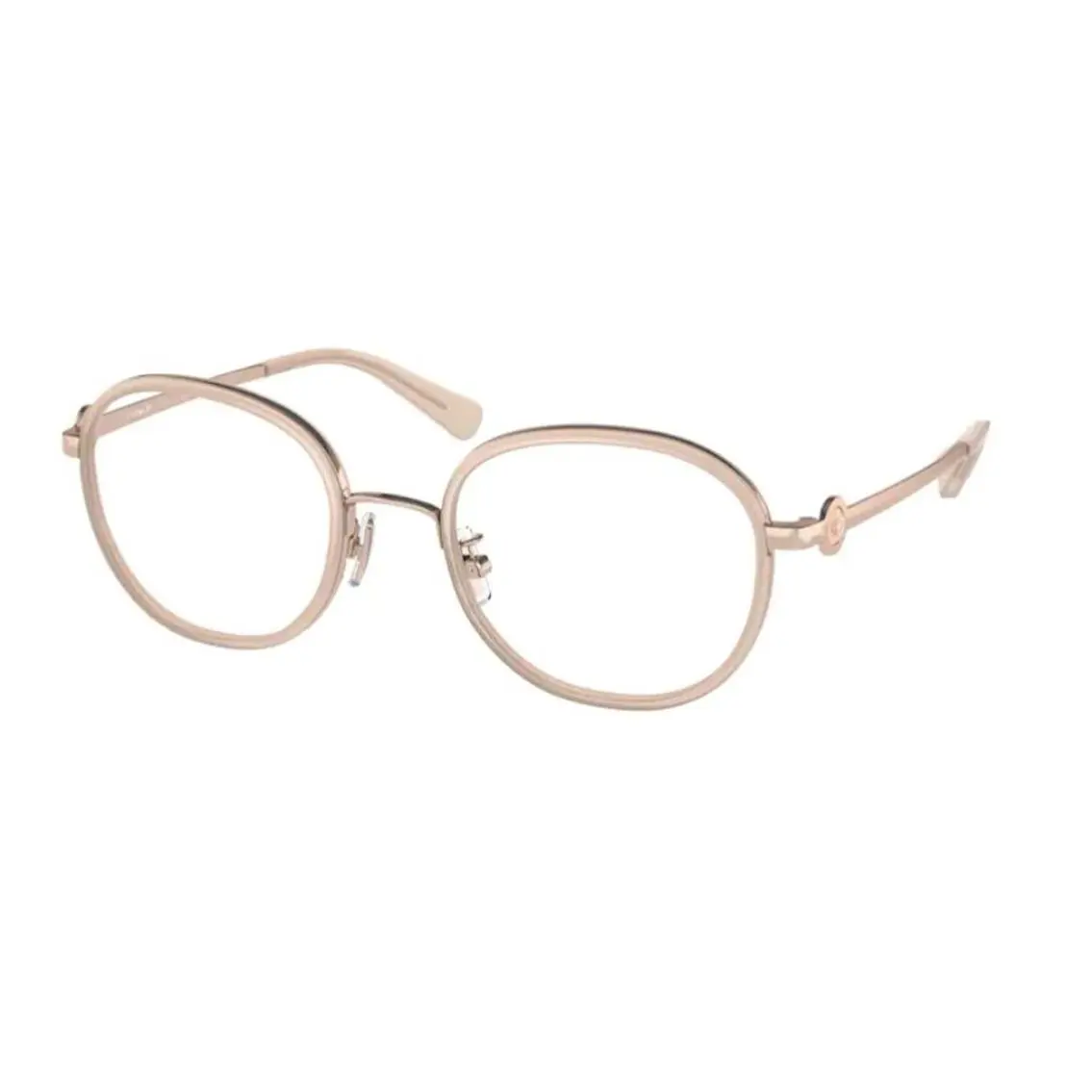 HC5129 5646 Shiny Rose Gold 51/20 140 Women’s Oval Full Rim Eyeglasses by Coach