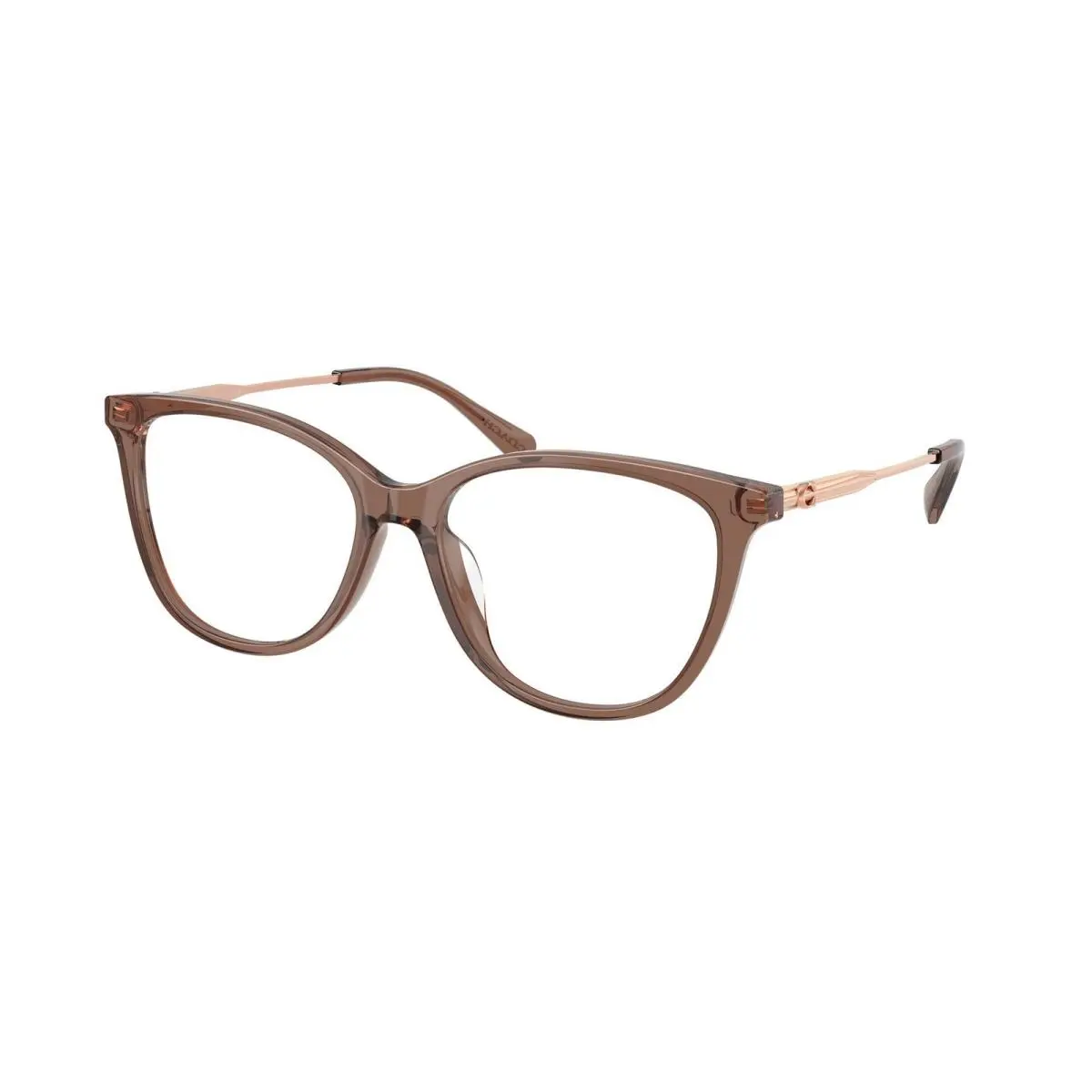 HC 6297 D Transparent Tea / Demo Lens 5947 Size 55 Eyeglasses by Coach