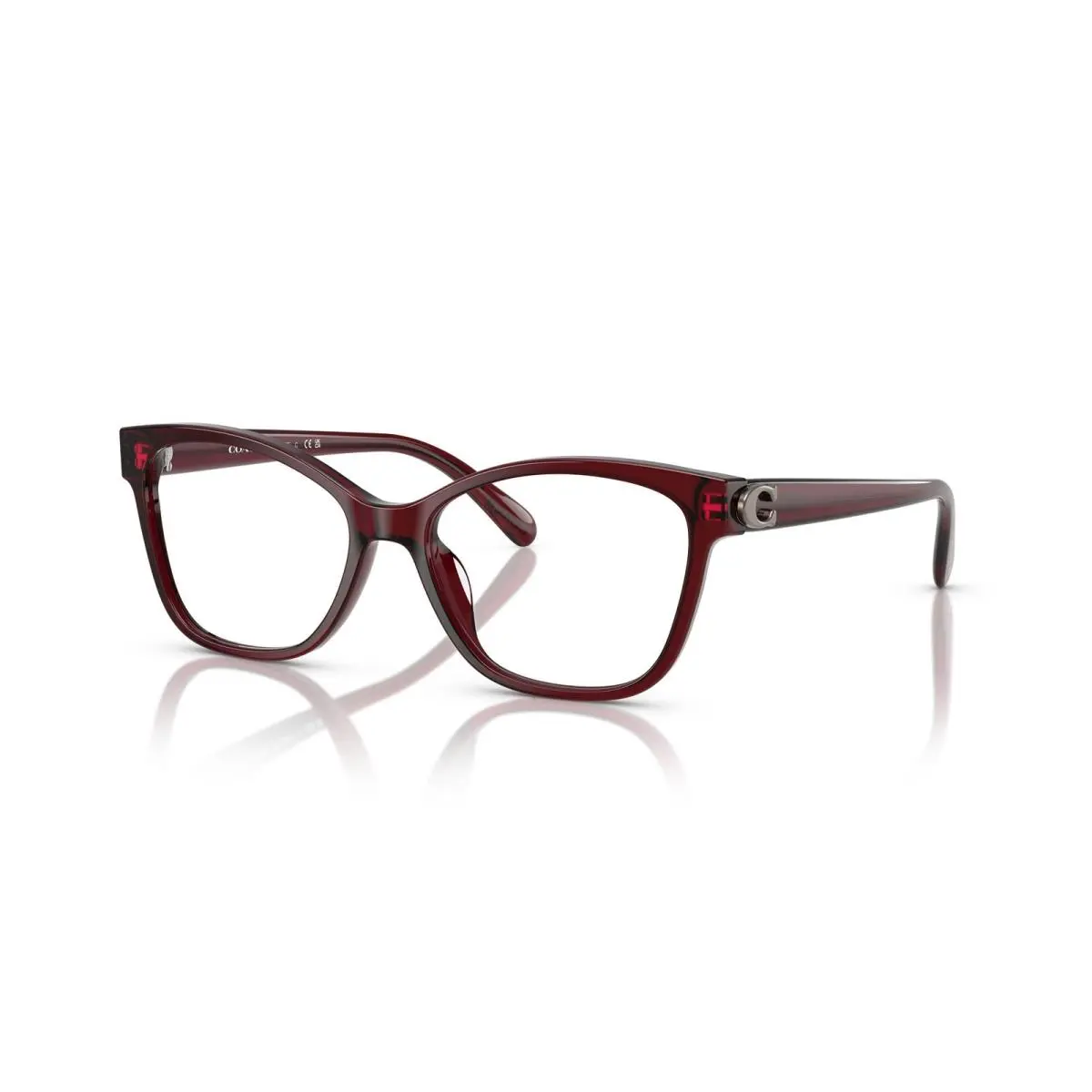 6246F Eyeglasses 5393 Red by Coach