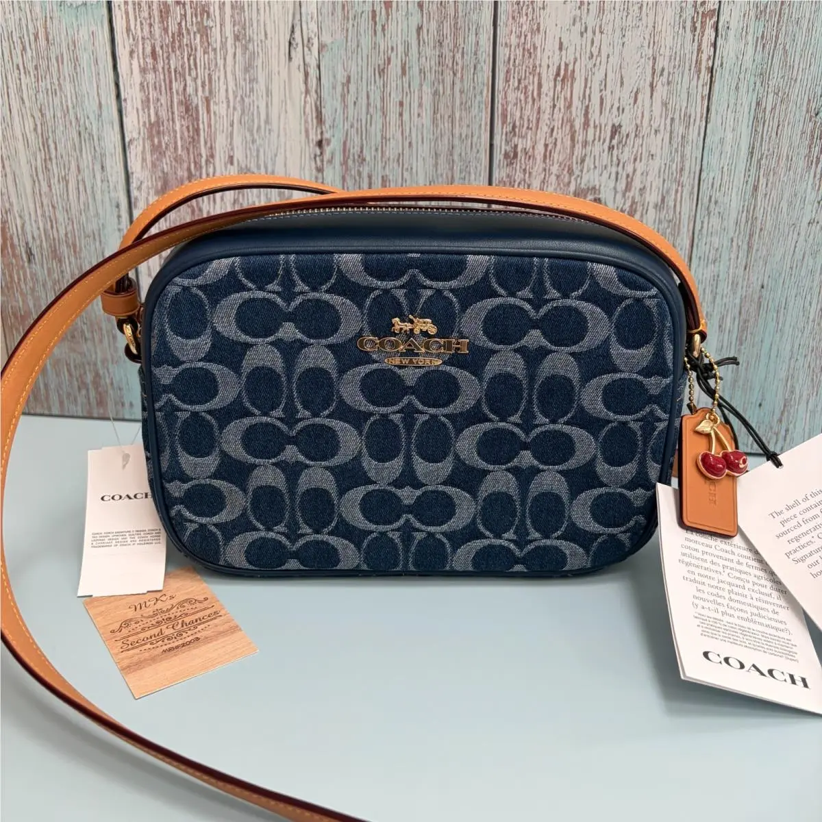 Jamie Camera Bag CAA74 in Signature Denim - Crossbody by Coach
