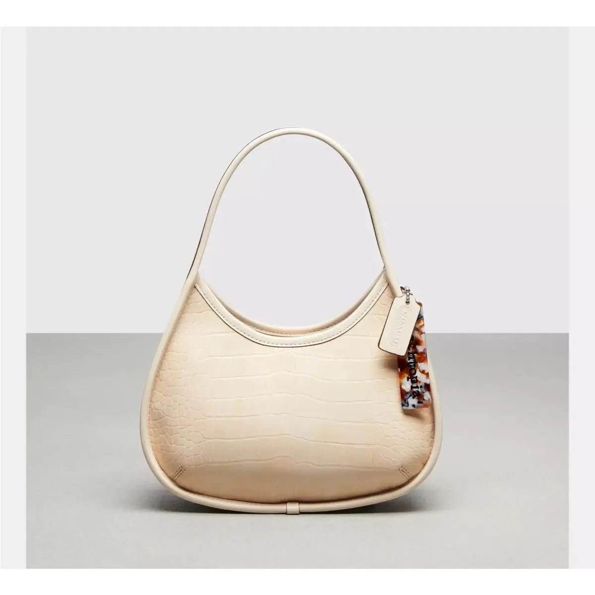 CT272 Ergo Small Bag In Croc Embossed topia Leather in Cloud by Coach