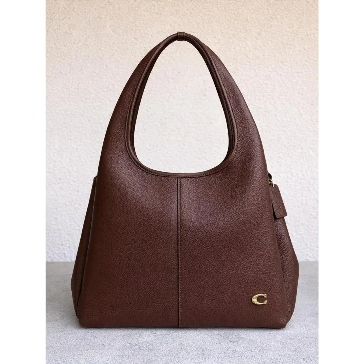 Women’s Lana Large Leather Shoulder Bag - Maple by Coach