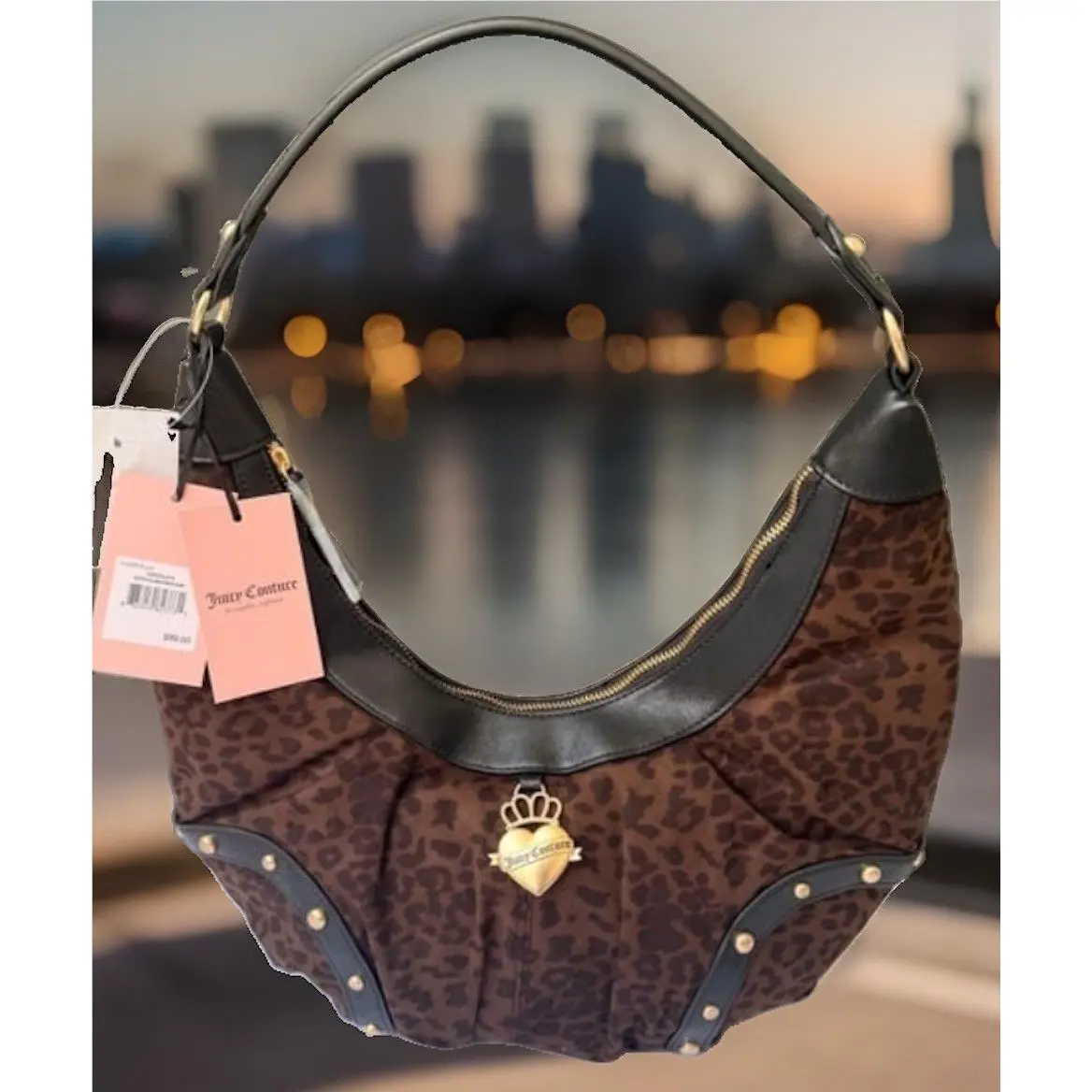 Viral  Leopard/cheetah Print Hobo Shoulder Bag by Juicy Couture