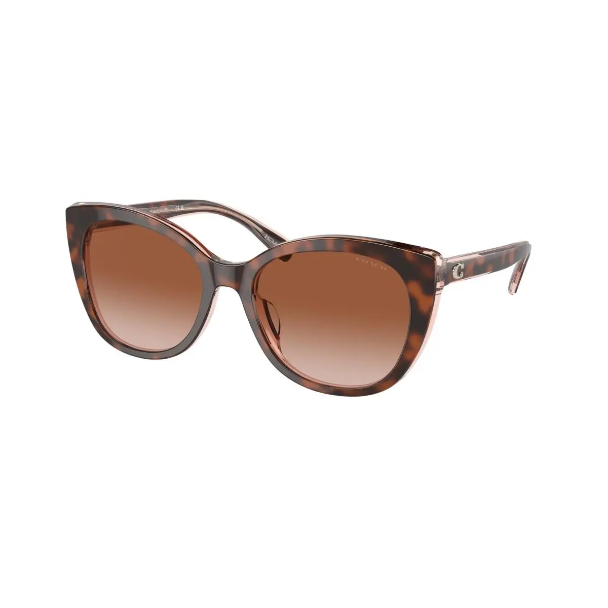 HC 8365 U Ch566 Tortoise / Transparent P 574413 Size 55 Sunglasses by Coach