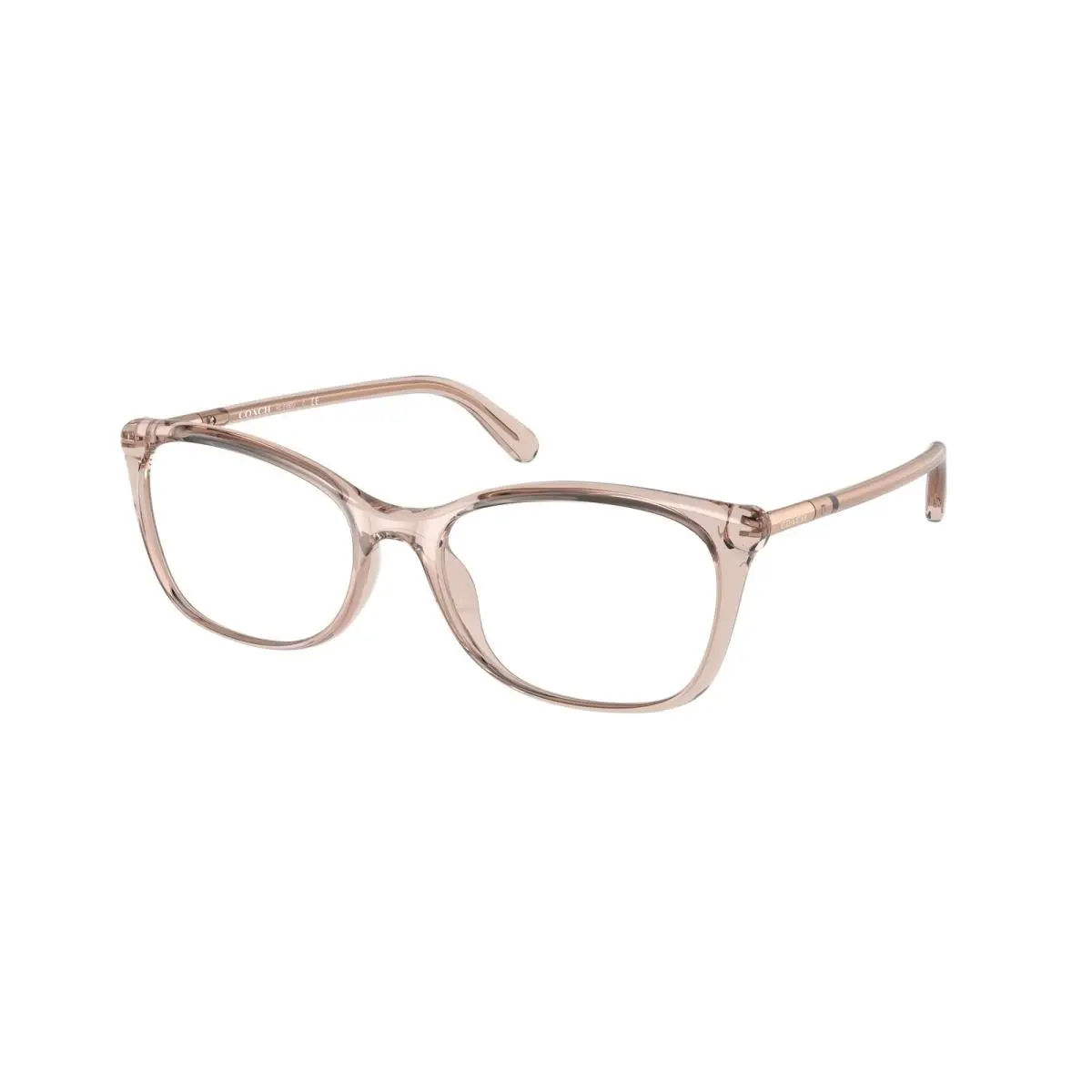 HC 6192 U Transparent Pink 5552 Size 52 Eyeglasses by Coach