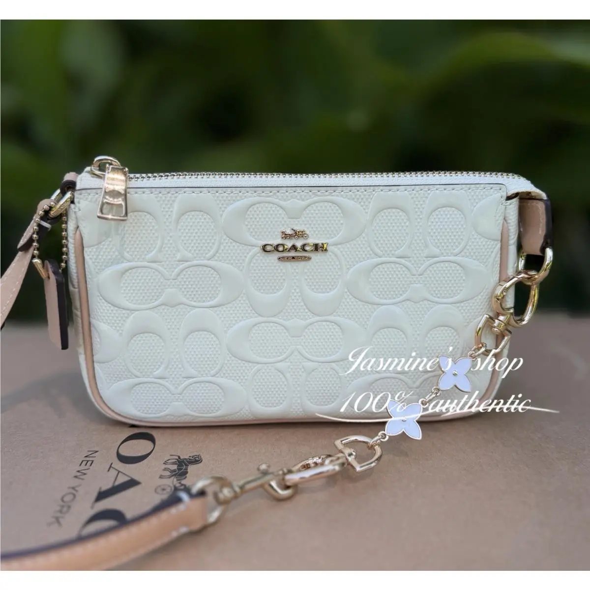 Nolita 19 In Signature Leather CEM98 Light Lemon by Coach