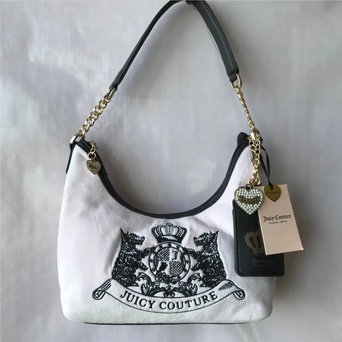 Classic Scottie Dogs Hobo Bag Chiffon Pink by Juicy Couture