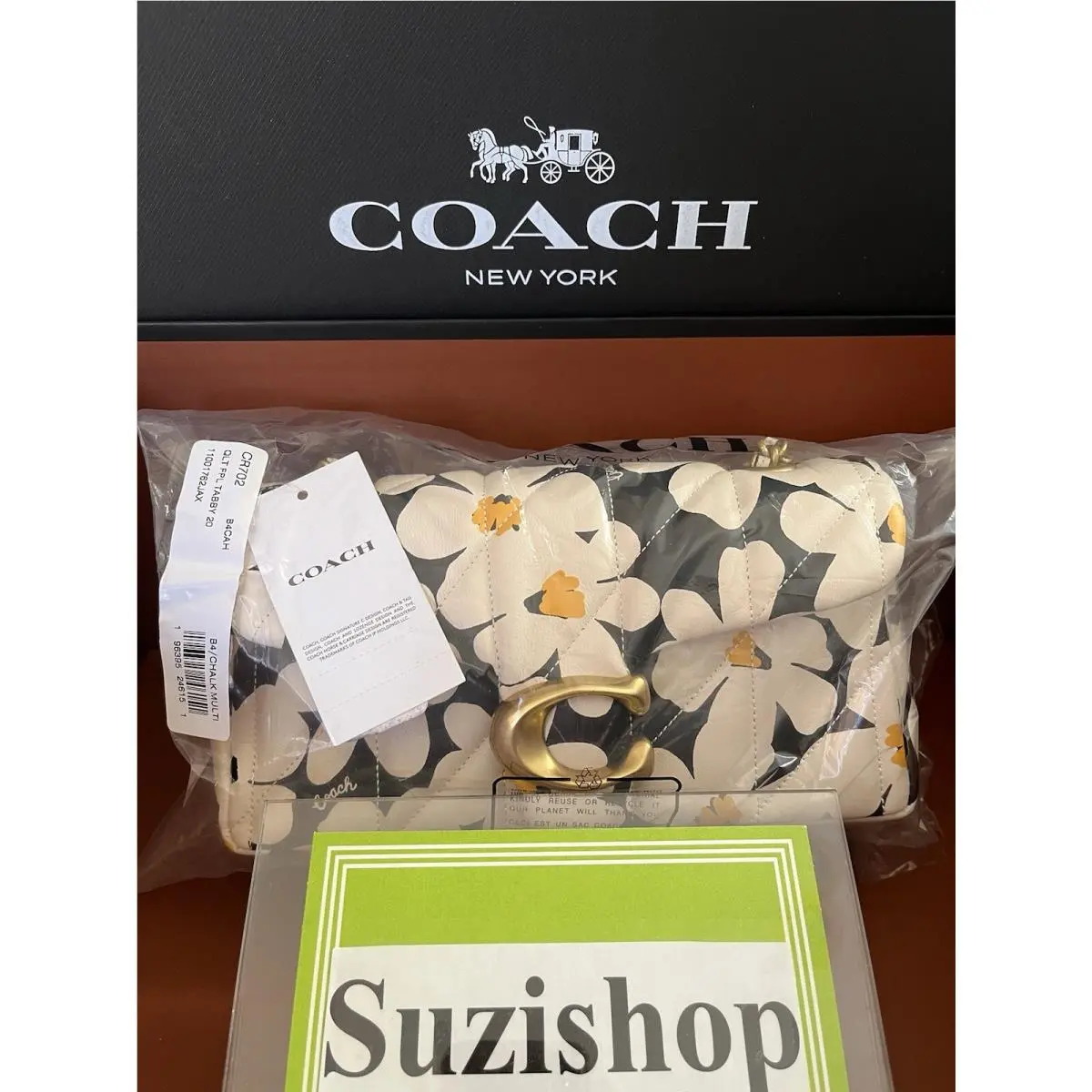 Floral Quilted Tabby 20 Shoulder Bag CR702 by Coach