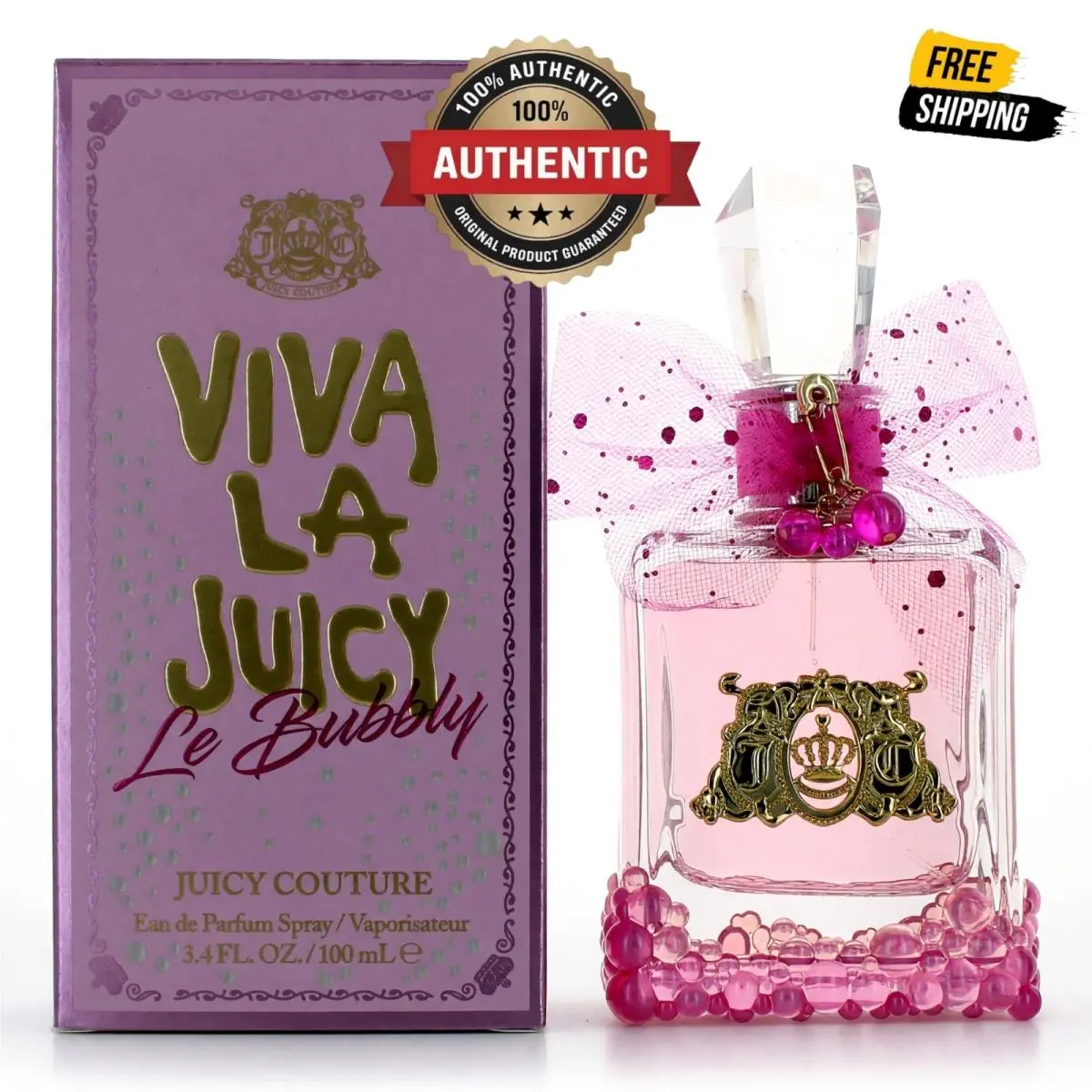 Viva La Juicy Le Bubbly  3.4 oz Edp Spray For Women by Juicy Couture