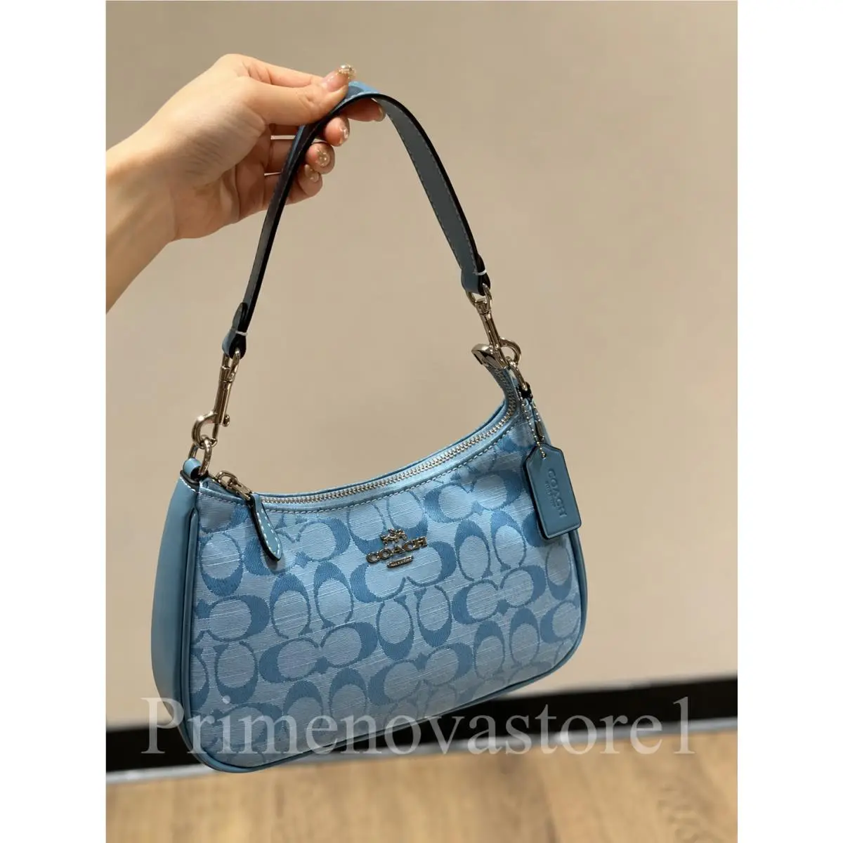 CH139 Teri Shoulder Bag Signature Chambray Outlet by Coach