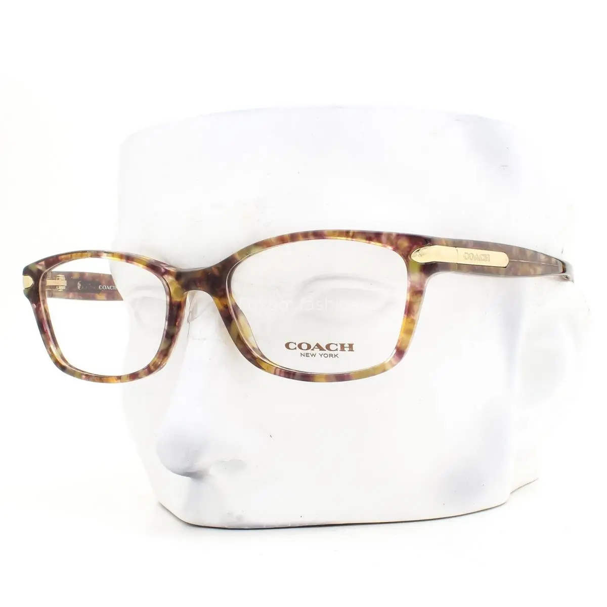 Eyeglasses HC 6065 5287 Glasses Confetti Brown Tortoise 51mm with Case by Coach