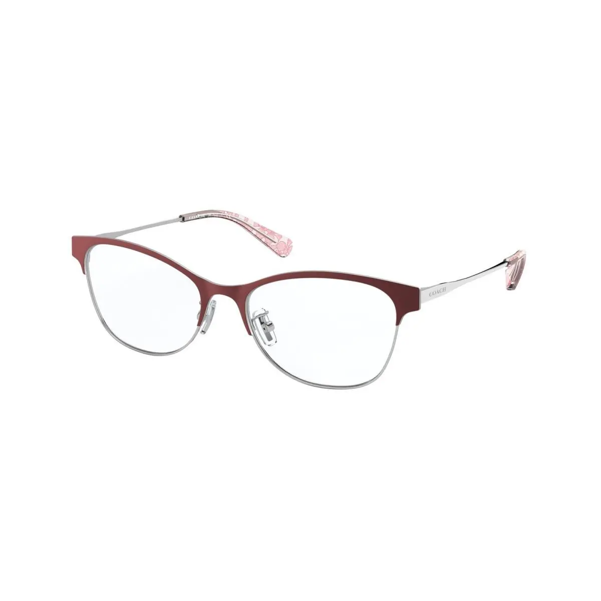 HC 5111 Burgundy / Silver 9348 Size 53 Eyeglasses by Coach