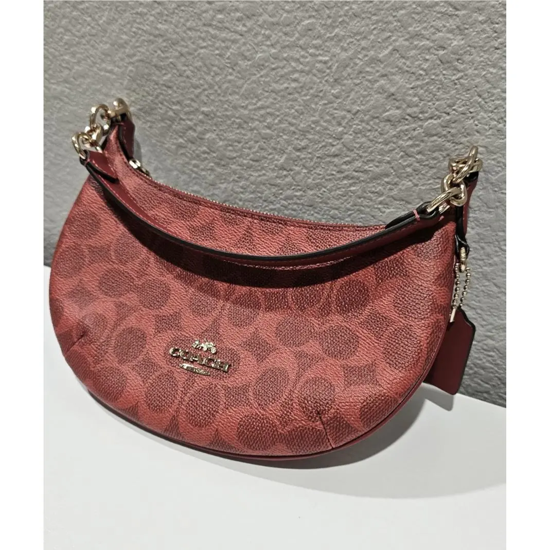 CEL06 Mini Payton Bag In Signature Coated Canvas Shoulder Bag by Coach