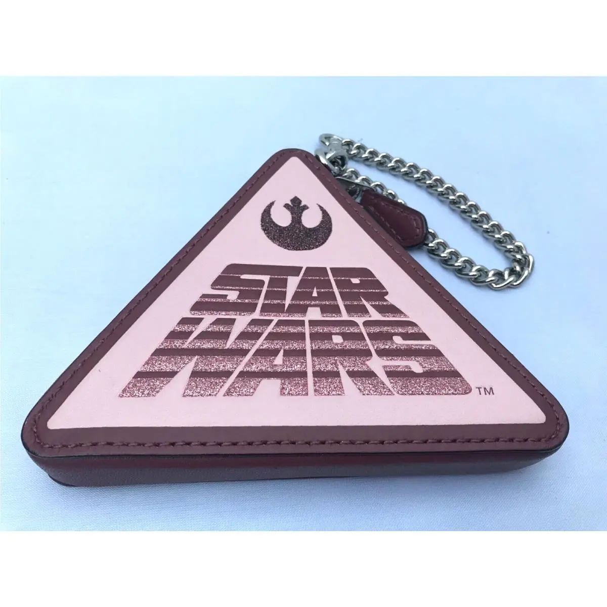 X Star Wars Triangle Coin Case Leather Multicolor - F88489 by Coach
