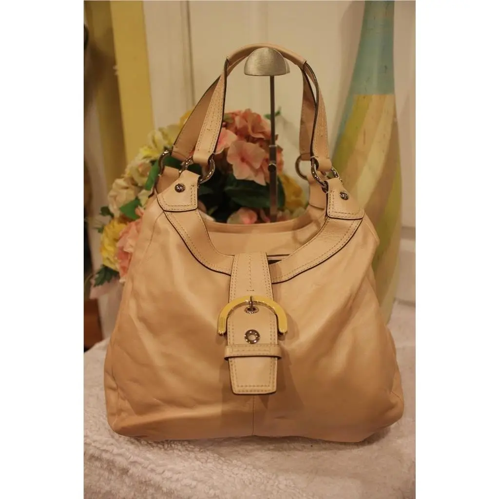 Soho Leather Large Hobo F17092 Shell Pink Bag Hobo 220 by Coach
