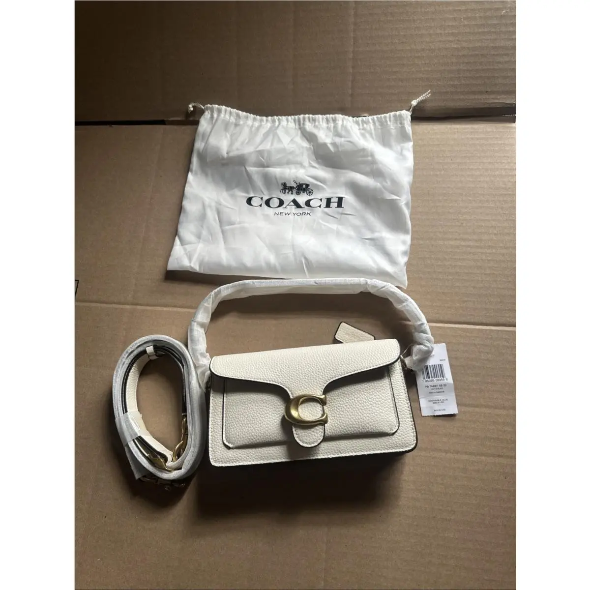 Tabby Shoulder Bag 20 - Chalk by Coach